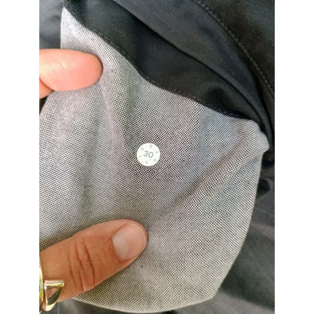 Lululemon Activewear Pants Mens Size 30 Gray Nylon Flat Front